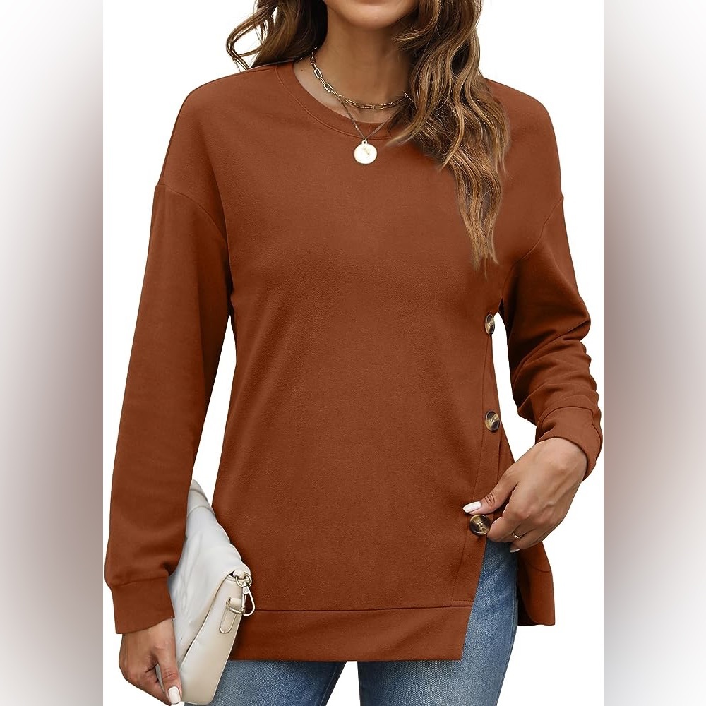 NWT Jescakoo Crewneck Sweatshirt Long Sleeve Casual